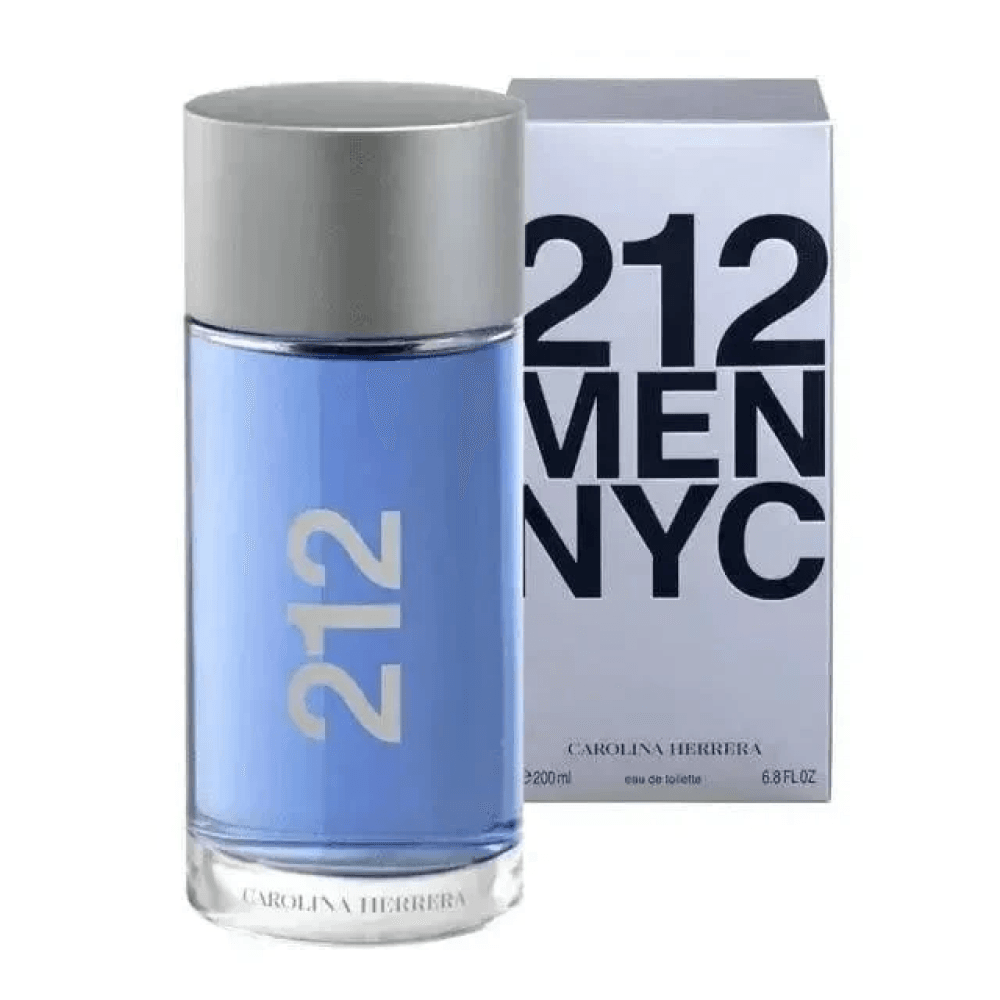 Perfume Carolina Herrera  212 Men Eau de Toilette -Masculino   Amadeirado Fresco Para Homens Sofisticados - Jm Grife