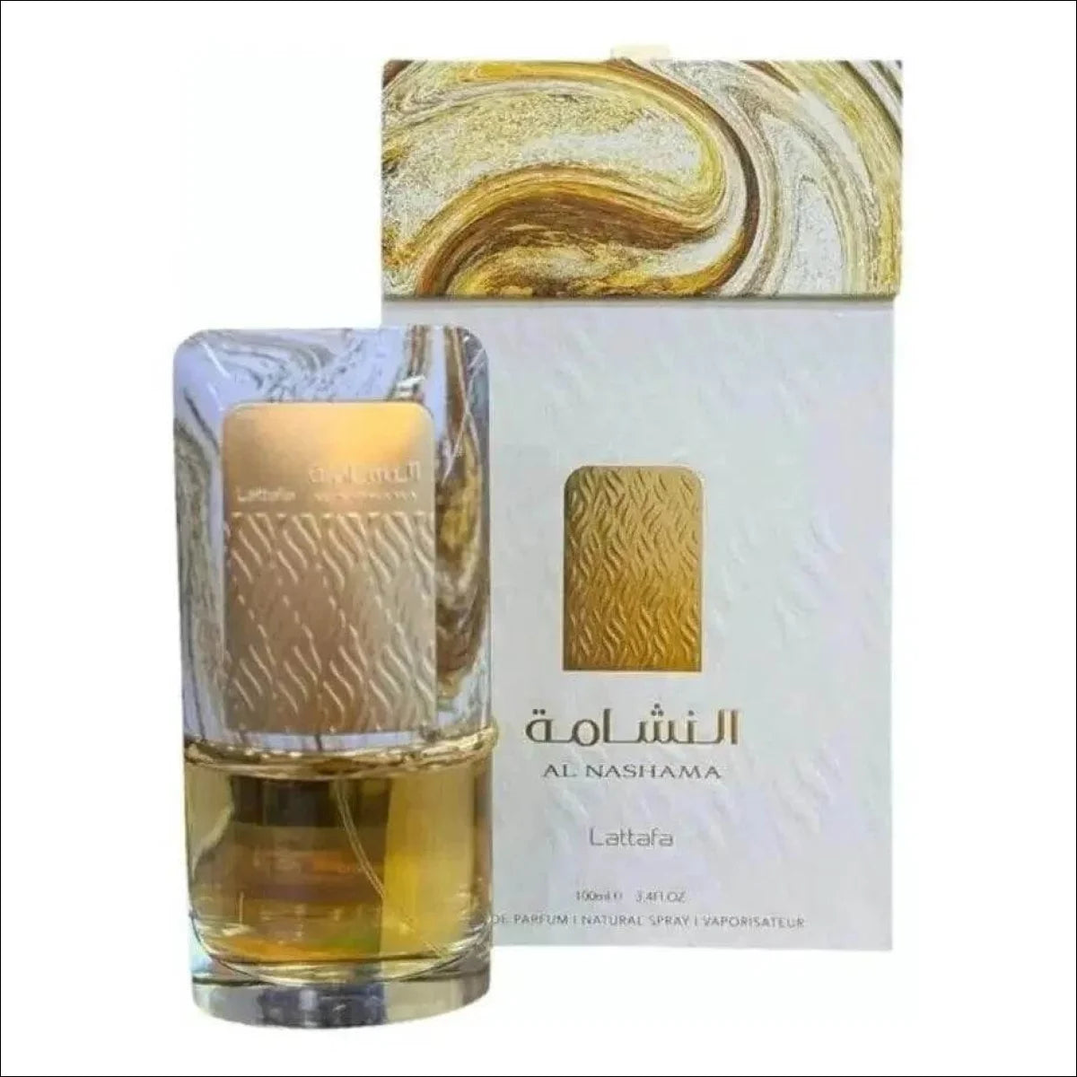Al Nashama Lattafa 100ml Eau De Parfum Compartilhável com Notas de Bergamota e Couro Saffiano - Jm Grife - Al Nashama Lattafa,Couro Saffiano,Eau De Parfum,Notas de Bergamota,optimized - Jm Grife - Al Nashama Lattafa 100ml Eau De Parfum Compartilhável com Notas de Bergamota e Couro Saffiano