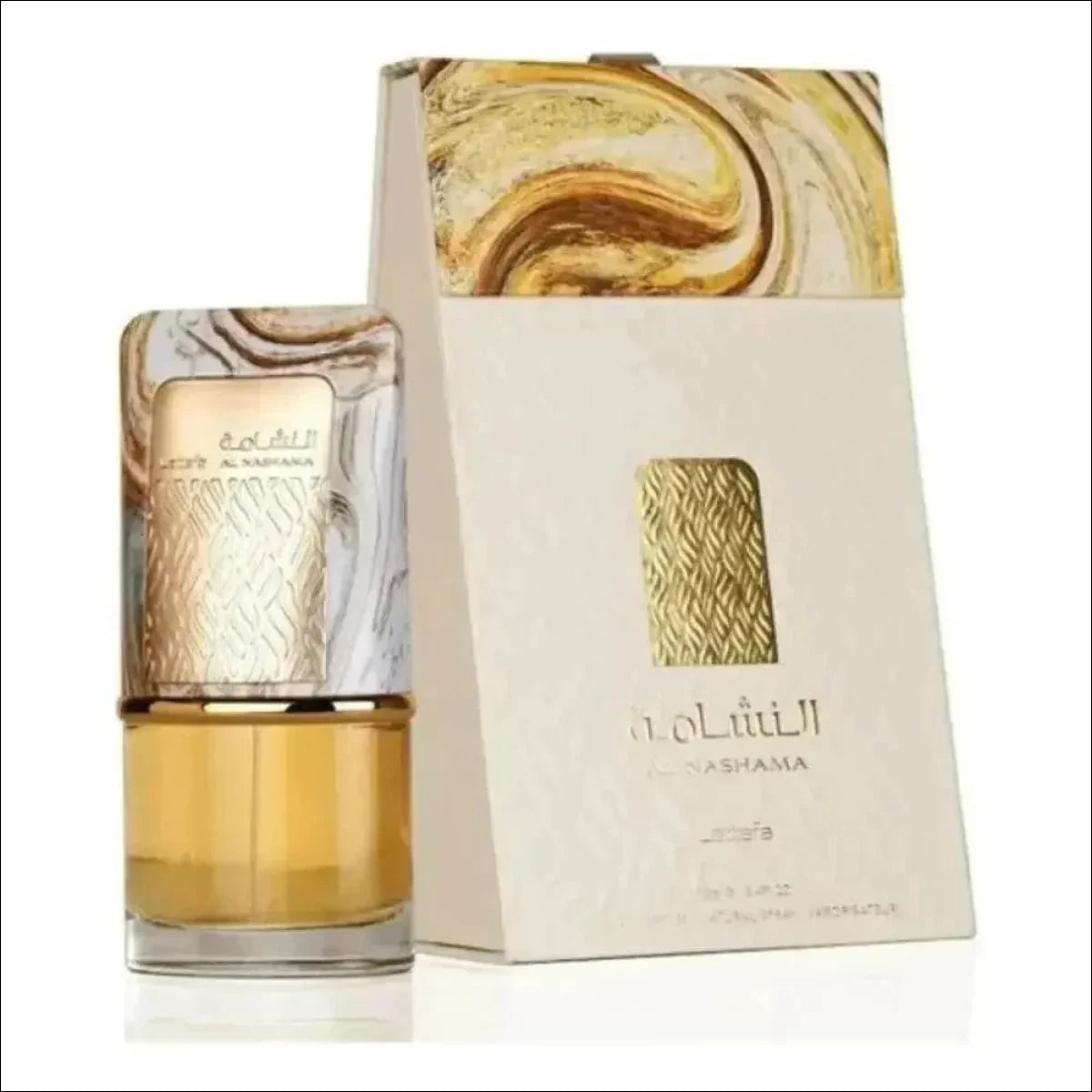 Al Nashama Lattafa 100ml Eau De Parfum Compartilhável com Notas de Bergamota e Couro Saffiano - Jm Grife - Al Nashama Lattafa,Couro Saffiano,Eau De Parfum,Notas de Bergamota,optimized - Jm Grife - Al Nashama Lattafa 100ml Eau De Parfum Compartilhável com Notas de Bergamota e Couro Saffiano