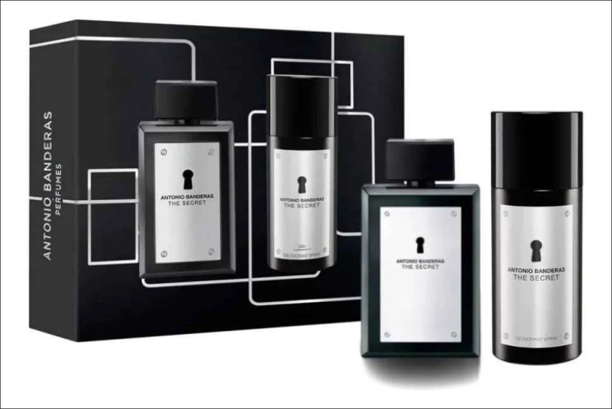 Antonio Banderas Secret Edt 100ml + Desodorante Spray 150ml - Jm Grife - issues - Jm Grife - Antonio Banderas Secret Edt 100ml + Desodorante Spray 150ml