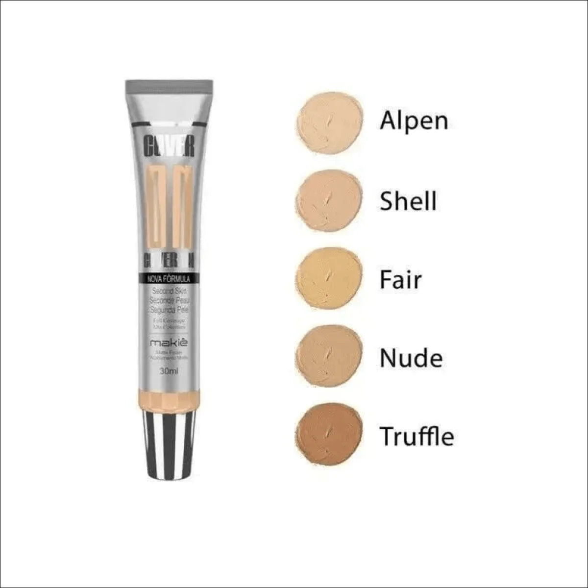 Base Cover On - Makiê -nova Fórmula Alta Cobertura E A Prova D’àgua - Jm Grife - alta,base,cobertura,issues,para,pele - Jm Grife - Base Cover On - Makiê -nova Fórmula Alta Cobertura E A Prova D’àgua
