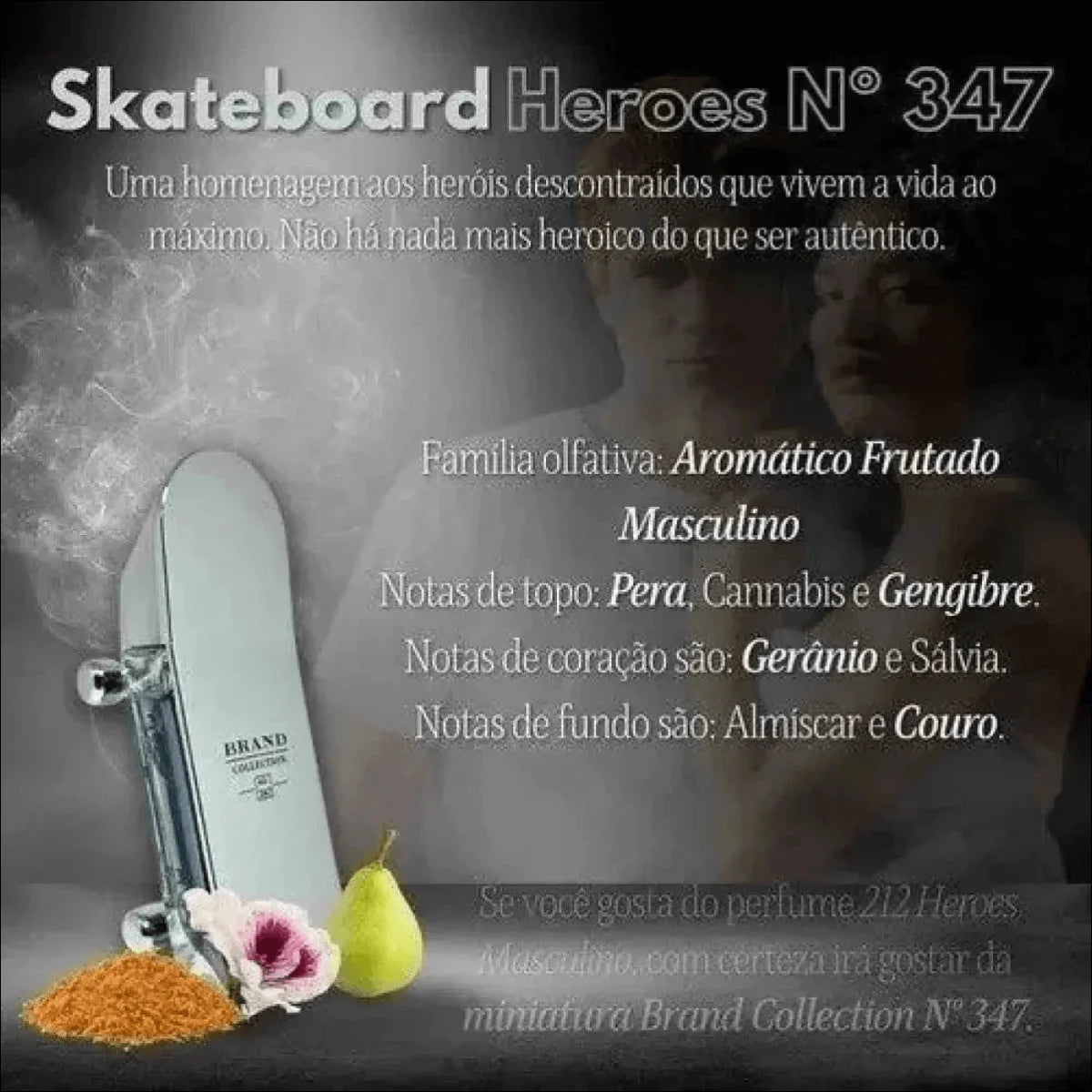 BRAND COLLECTION 347 - INSPIRAÇÃO 212 HEROES - 25ML - Jm Grife - 25ml,brand,collection,heroes,inspira,issues - Jm Grife - BRAND COLLECTION 347 - INSPIRAÇÃO 212 HEROES - 25ML