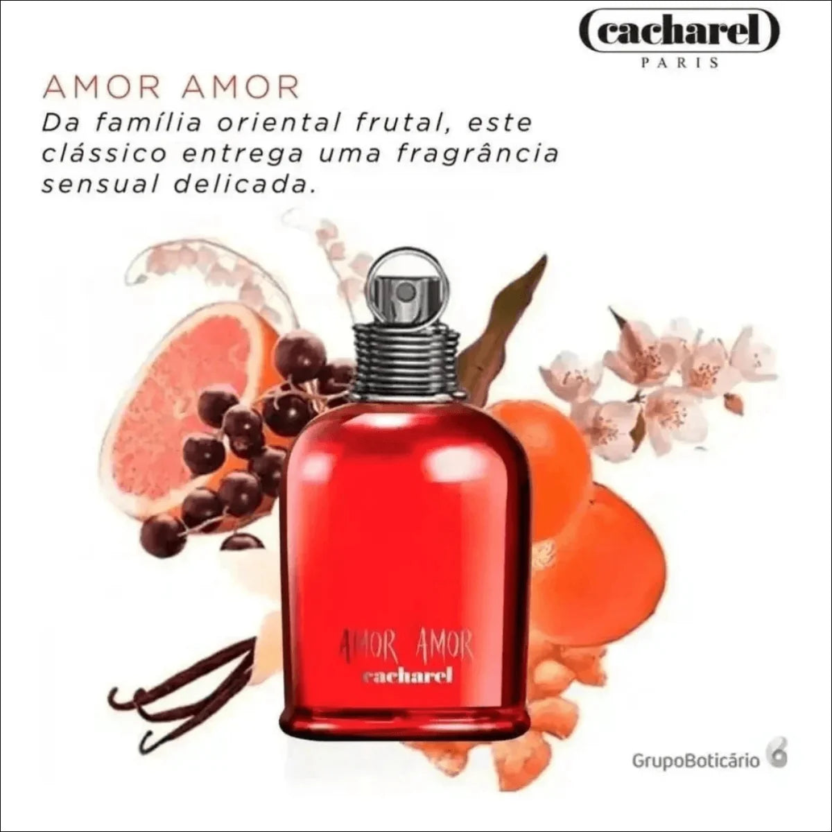 Cacharel Perfume Feminino Amor Amor - Edt 100ml Blz - Jm Grife - Amor Amor,Cacharel,Eau de Toilette,Fragrância Sedutora,optimized,Perfume Feminino - Jm Grife - Cacharel Perfume Feminino Amor Amor - Edt 100ml Blz