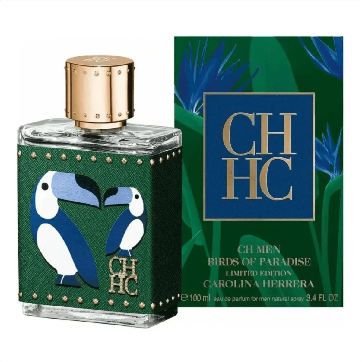 Ch Men Birds Of Paradise Eau De Parfum 100ml | Original - Jm Grife - 100ml,bagatelle,birds,carolina,herrera,issues,ncia,notas,original,paradise,parfum - Jm Grife - Ch Men Birds Of Paradise Eau De Parfum 100ml | Original