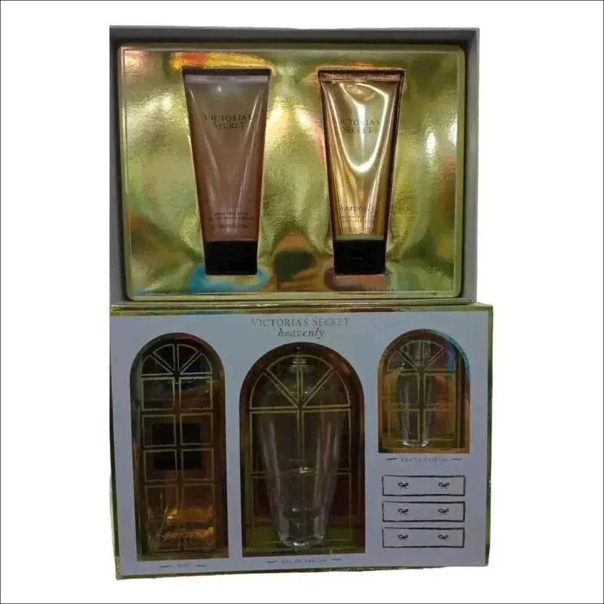 Conjunto De Presente Heavenly Eau De Parfum Victoria's Secret 100ml + Body Splash 250ml + Miniatura 7,5ml - Jm Grife - issues - Jm Grife - Conjunto De Presente Heavenly Eau De Parfum Victoria's Secret 100ml + Body Splash 250ml + Miniatura 7,5ml