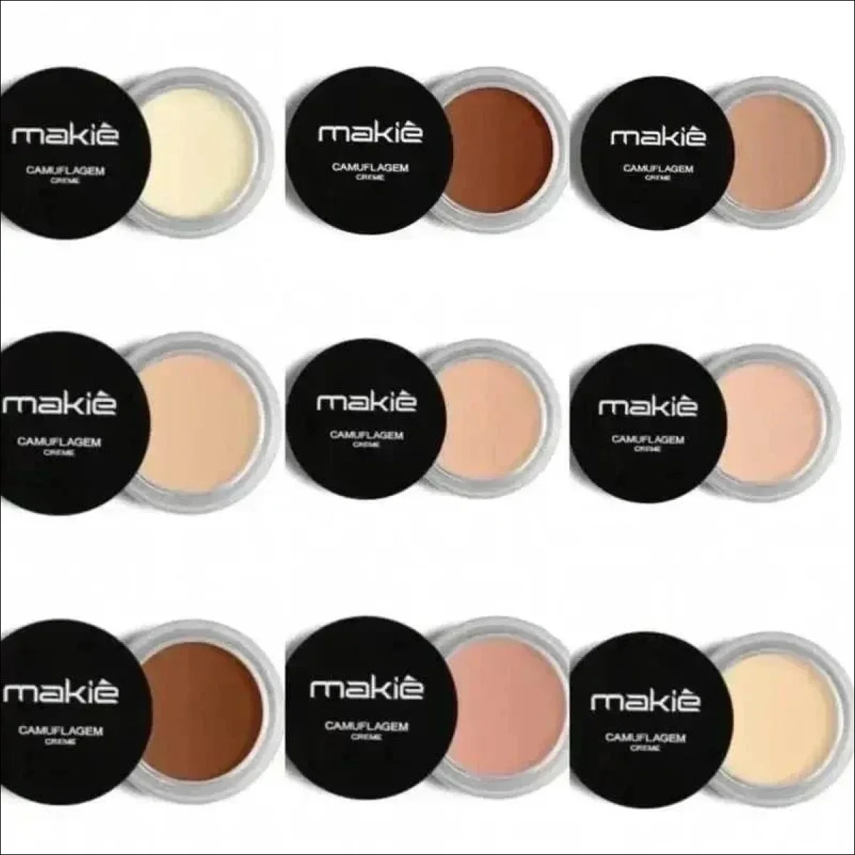 Corretivo Camuflagem Makiê 17g/4g - Alta Cobertura, Textura Natural e Resistência em Clima Quente - Jm Grife - camuflagem,issues,mais,maki,para,tons - Jm Grife - Corretivo Camuflagem Makiê 17g/4g - Alta Cobertura, Textura Natural e Resistência em Clima Quente