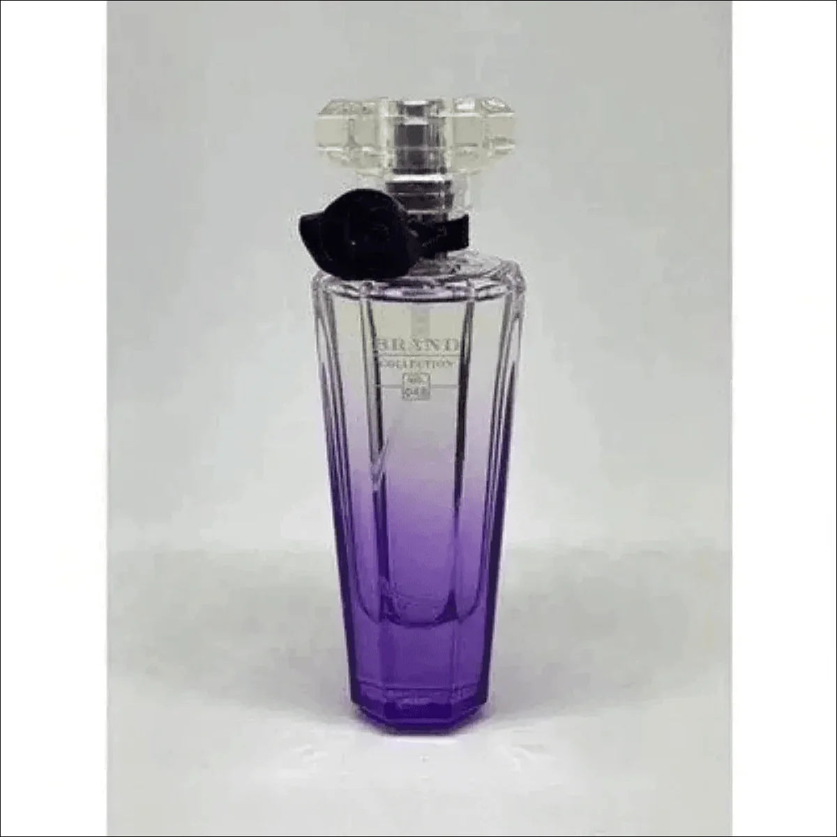 Frasco de Perfume Roxo com Rosa Inspiração Tresor Midnight - Jm Grife