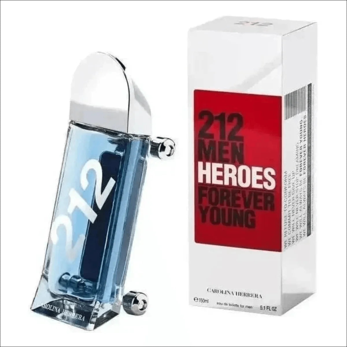 Frasco de Vidro Carolina Herrera Heroes Forever Young Masculino - Jm Grife