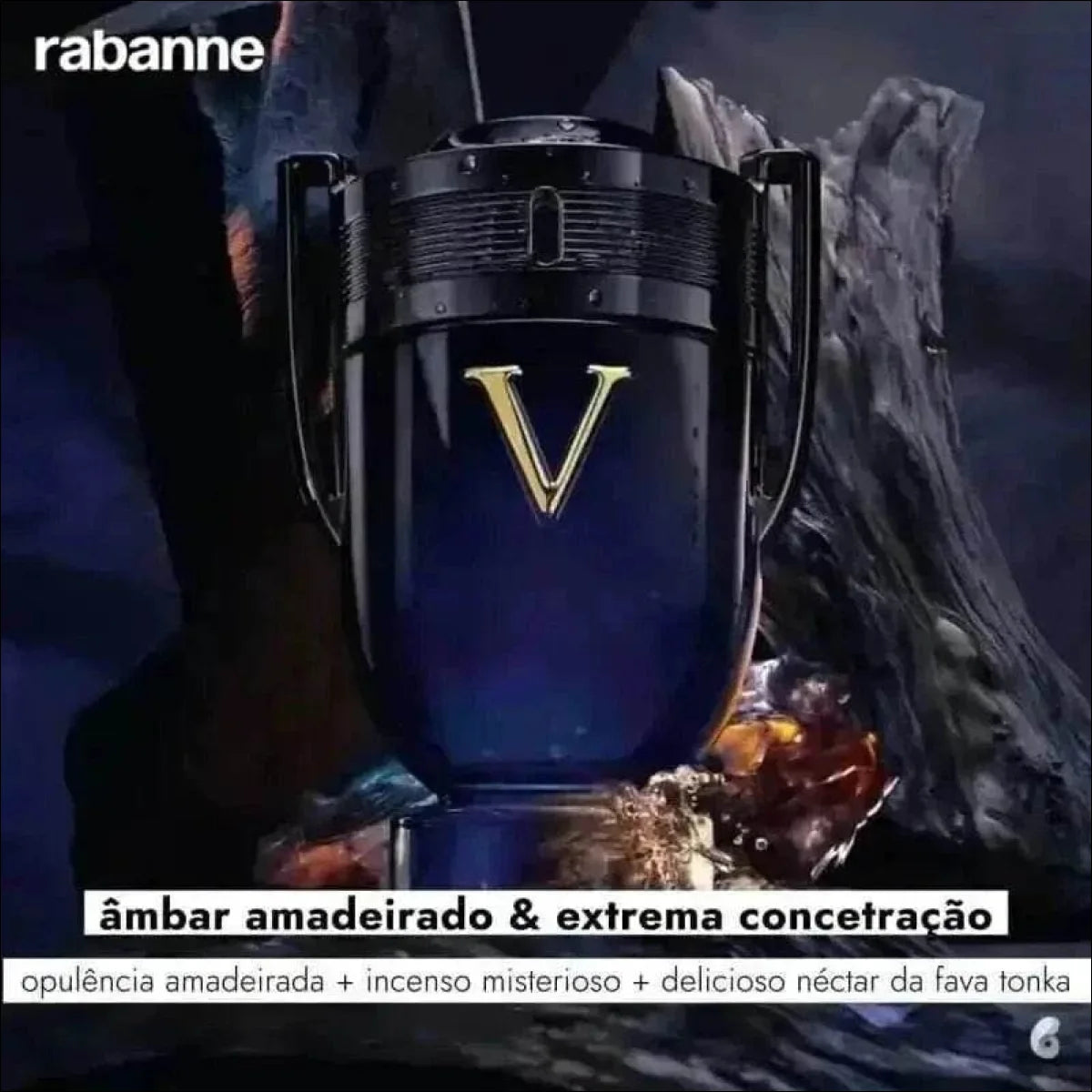 Invictus Victory Elixir Paco Rabanne Parfum Intense - Perfume Masculino - Jm Grife