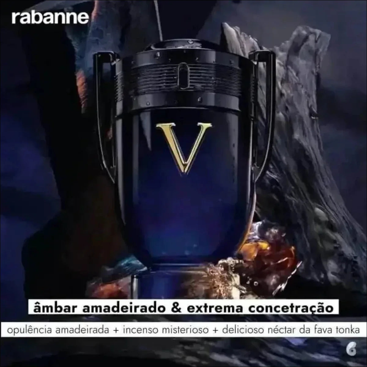 Invictus Victory Elixir Paco Rabanne Parfum Intense - Perfume Masculino - Jm Grife