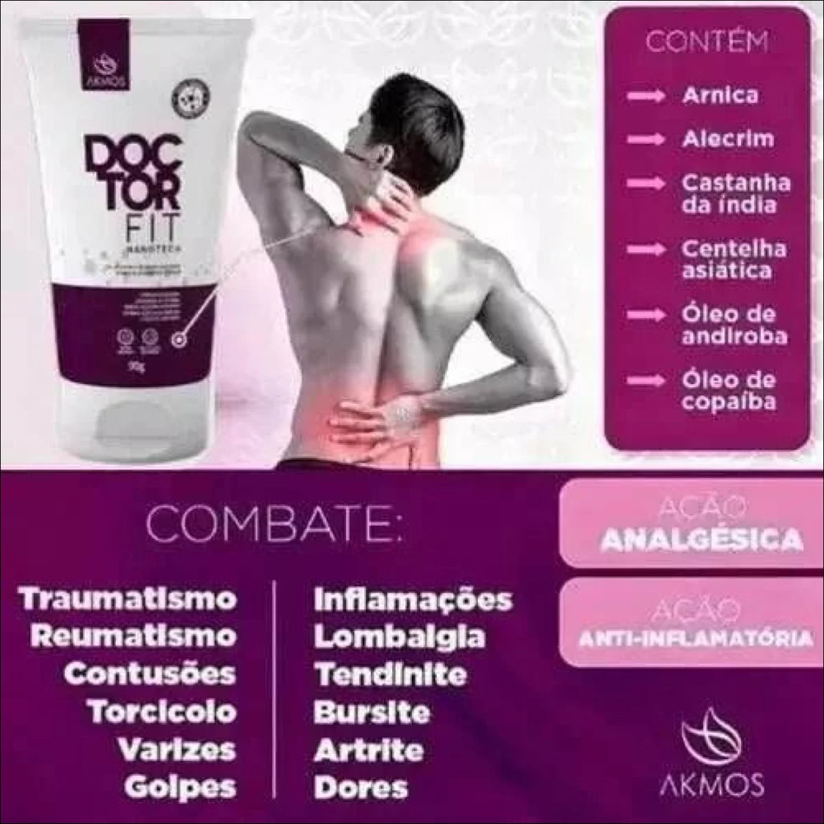 Kit 3 Pomada Alivio Rapido Dores Pescoço Coluna Articulação - Jm Grife