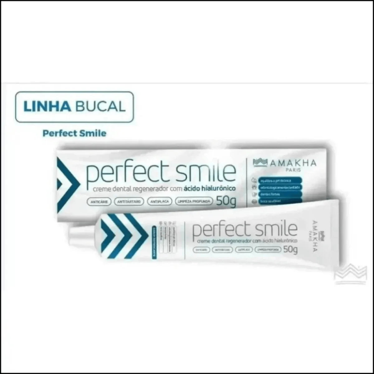 Creme Dental Ácido Hialurônico Perfect Smile Regenerador - Jm Grife - cido,cremes,dentais,dental,garante,hialur,nico,optimized,perfect,produto,regenerador,smile - Jm Grife - Creme Dental Ácido Hialurônico Perfect Smile Regenerador