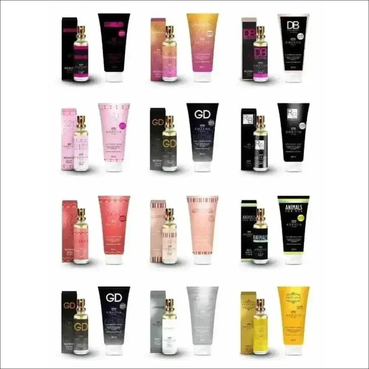 Kit Hidratante Amakha Paris: Perfume e Loção Dourada para Homens com Hidratação e Sofisticação - Jm Grife