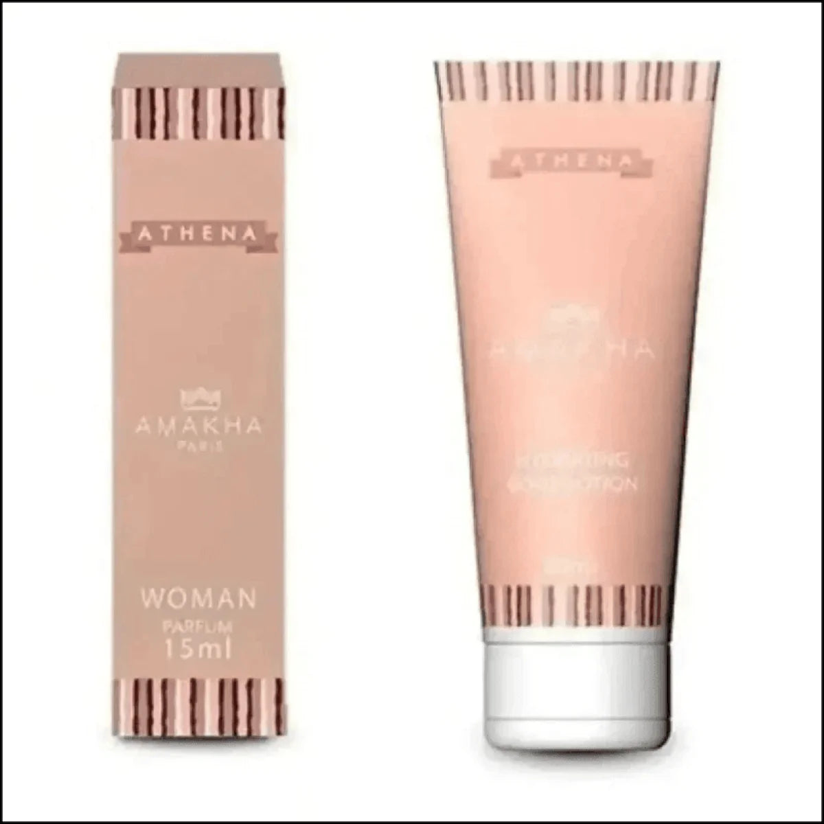 Kit Perfume Athena Amakha com Hidratante 80ml - Jm Grife