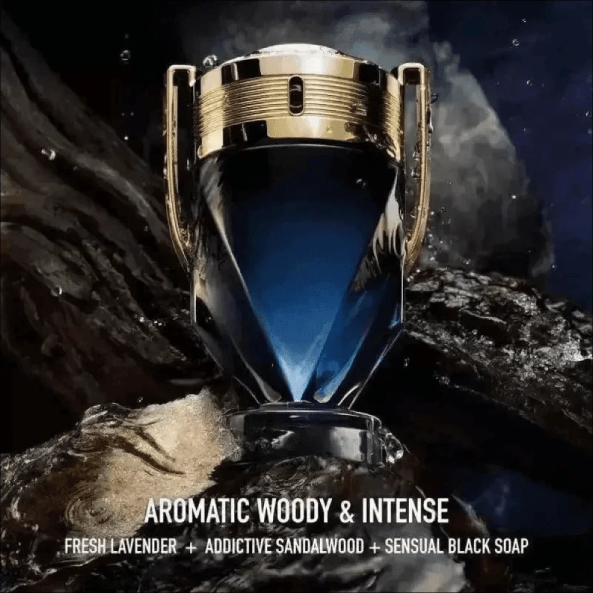 Paco Rabanne Invictus Parfum 100ml - Perfume Amadeirado Aquático para Homens Fortes e Poderosos - Jm Grife