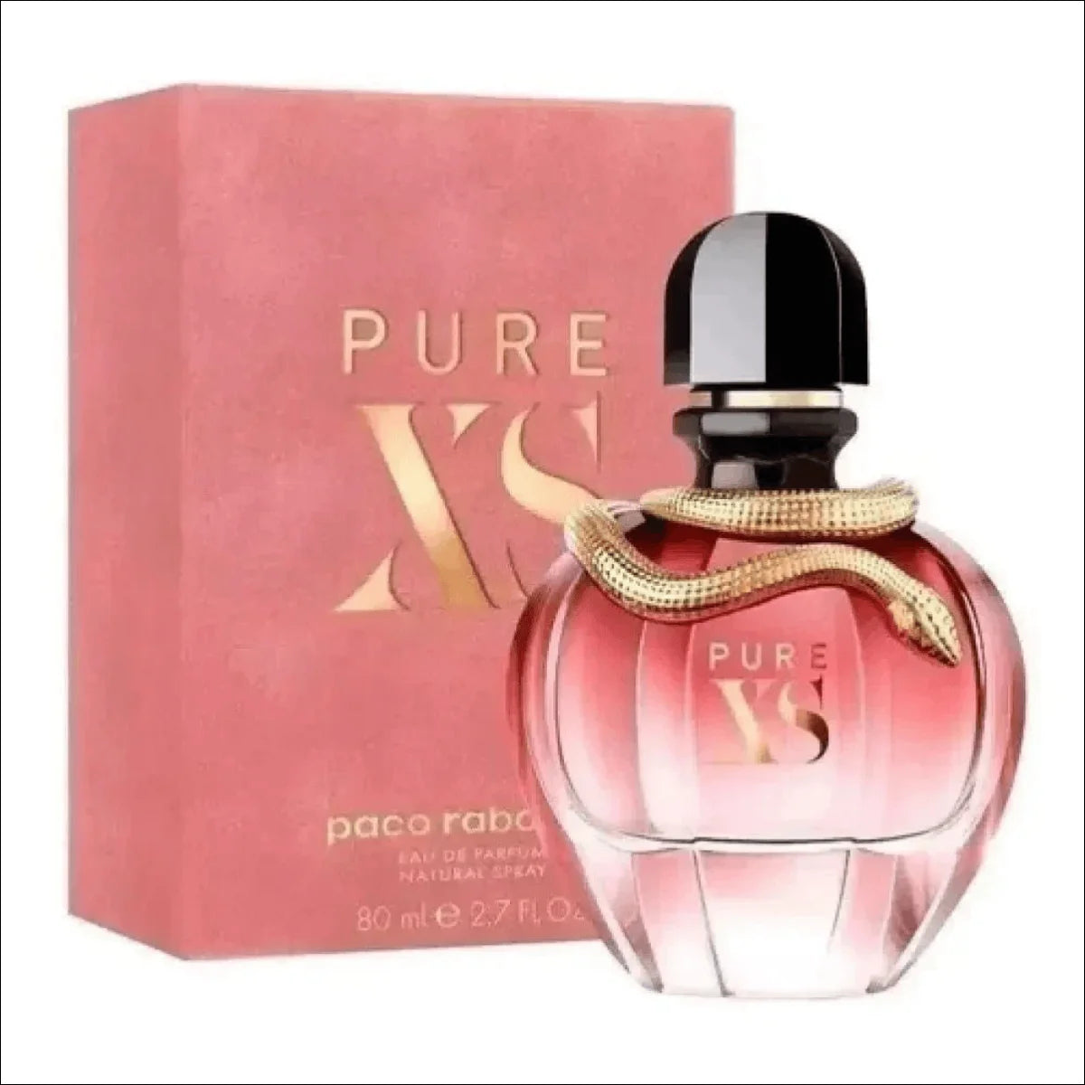 Paco Rabanne Pure XS Her EDP 80ml Fragrância Floral Oriental em Frasco Rosa - Jm Grife