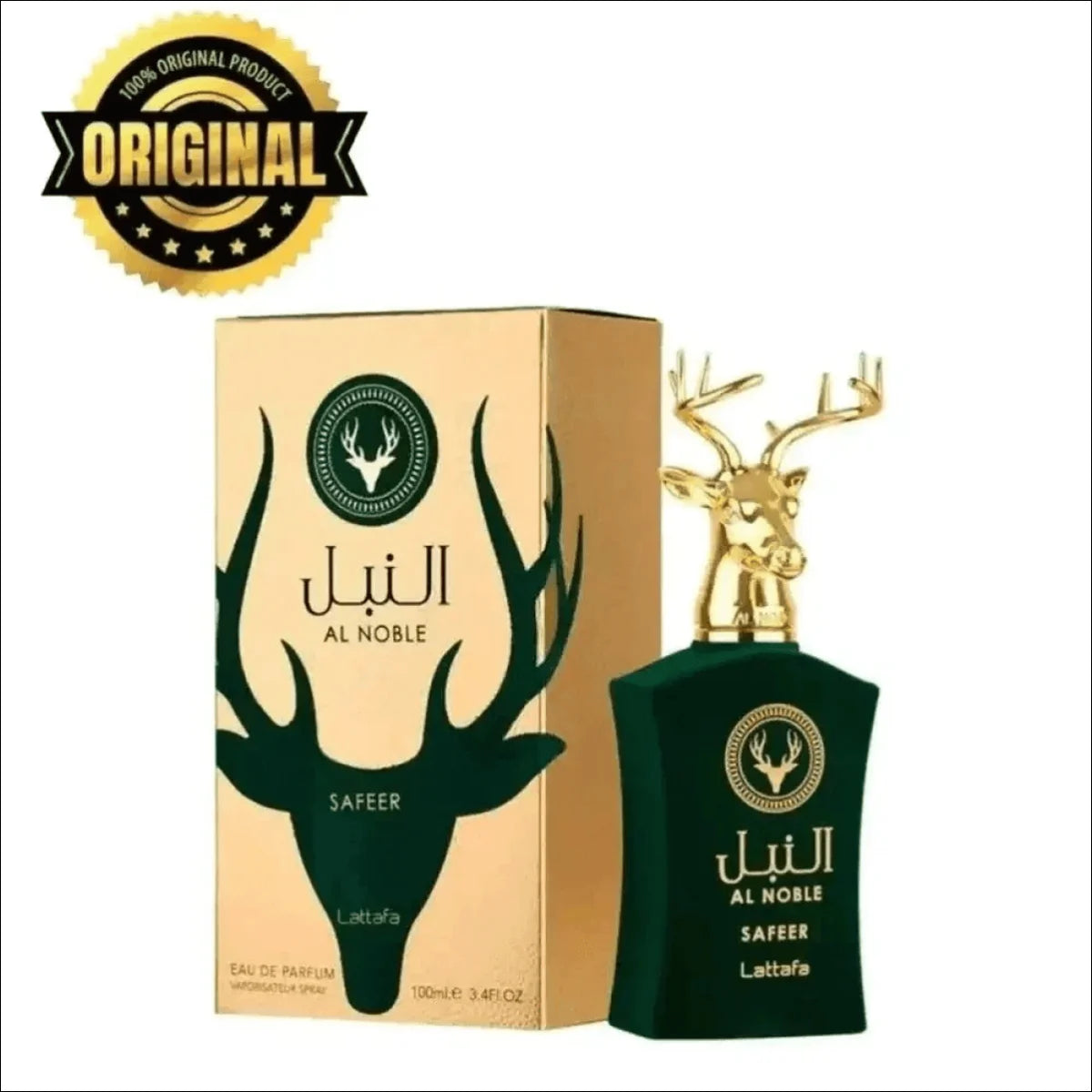 Perfume Al Noble Safeer Lattafa Eau de Parfum 100ml - Fragrância Elegante e Duradoura - Jm Grife