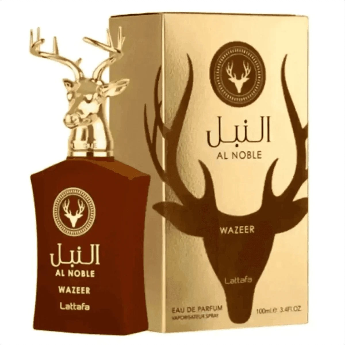 Perfume Al Noble Wazeer 100ml - Fragrância Amadeirada e Oriental Para Homens Elegantes - Jm Grife