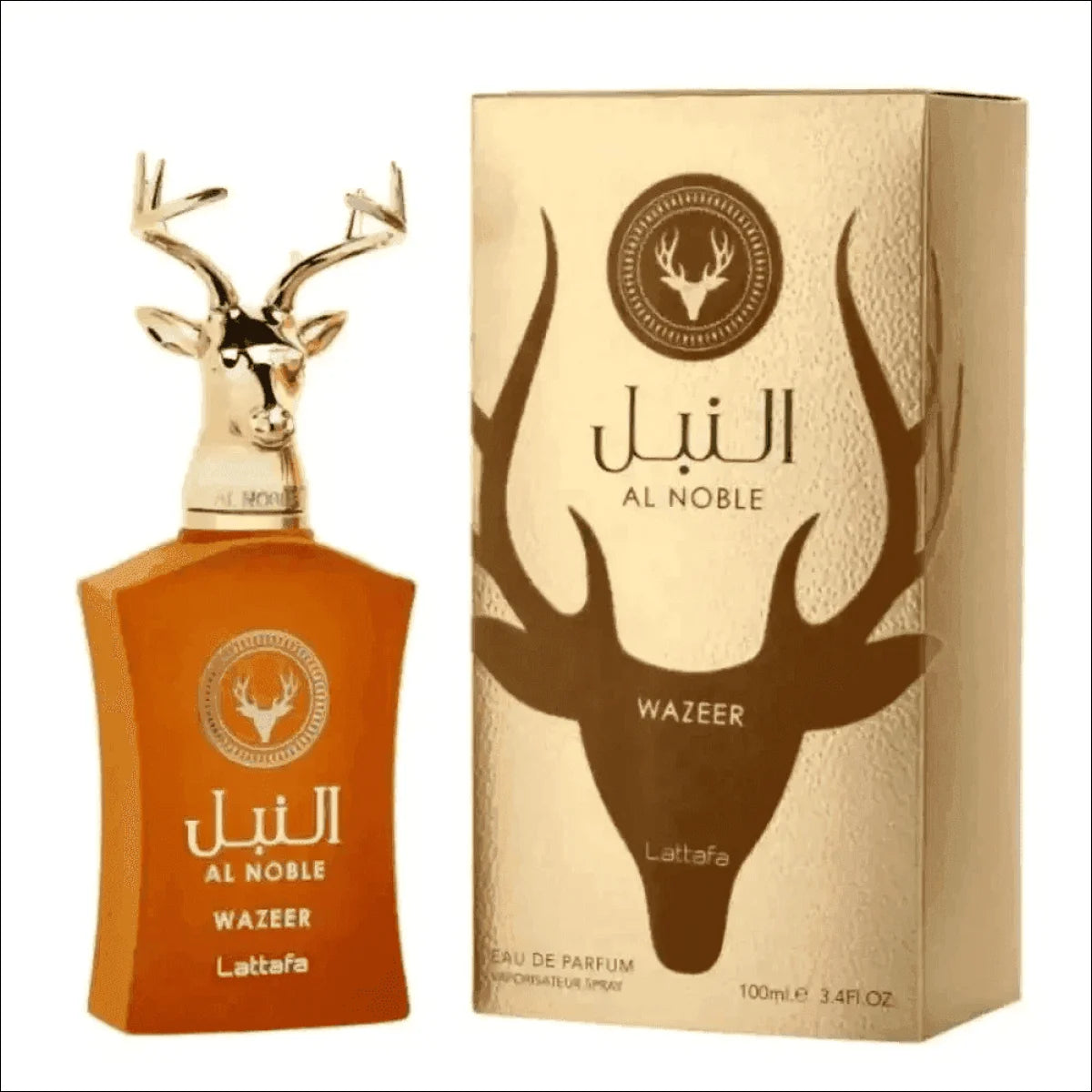 Perfume Al Noble Wazeer 100ml - Fragrância Amadeirada e Oriental Para Homens Elegantes - Jm Grife