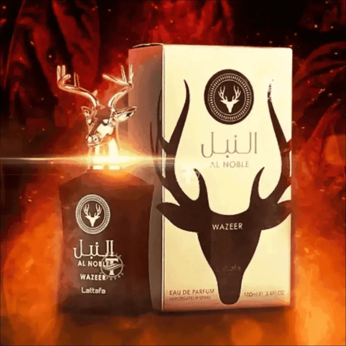 Perfume Al Noble Wazeer 100ml - Fragrância Amadeirada e Oriental Para Homens Elegantes - Jm Grife