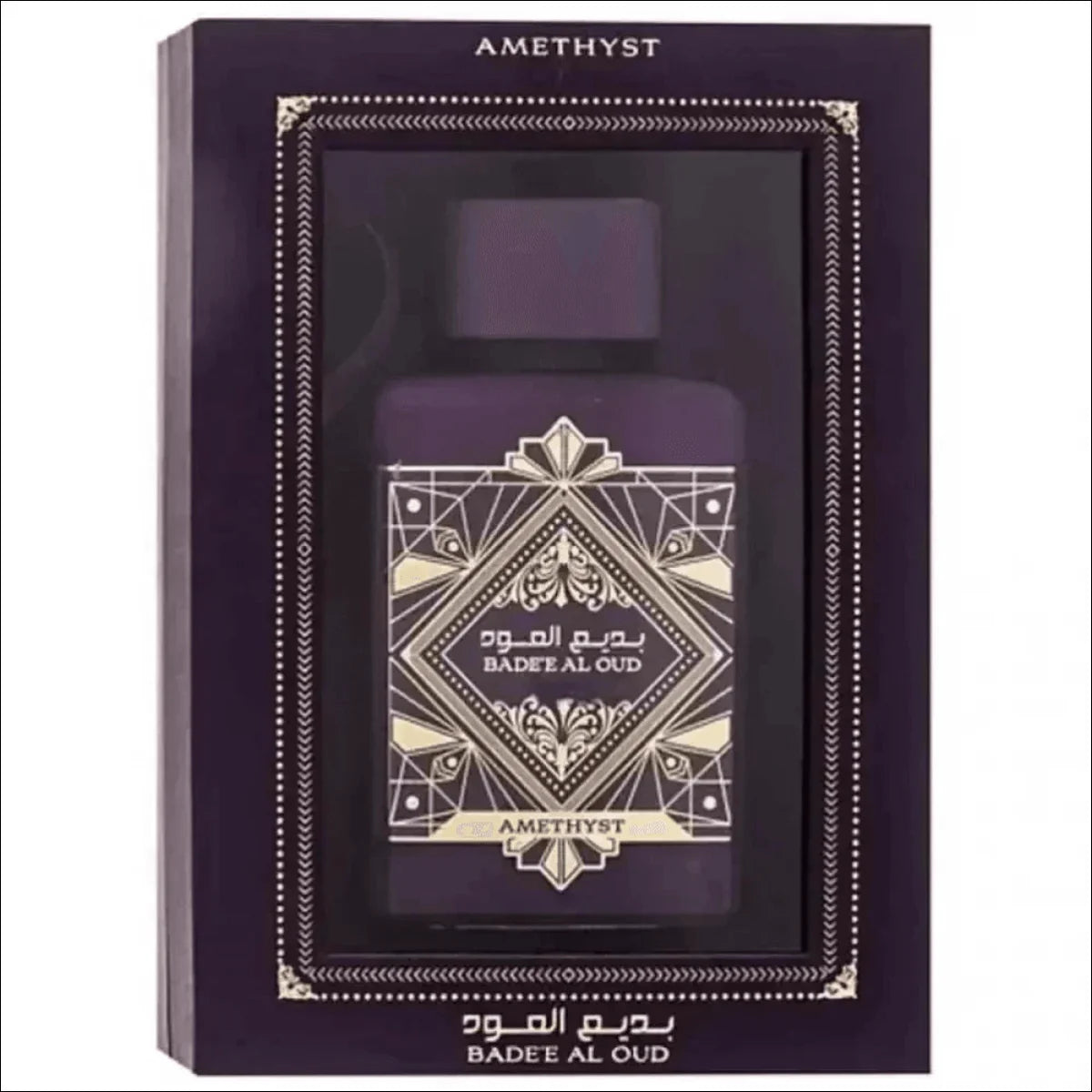 Perfume Arabe Bade e Al Oud Amethyst de Lattafa Eau de Parfum Unissex - Jm Grife
