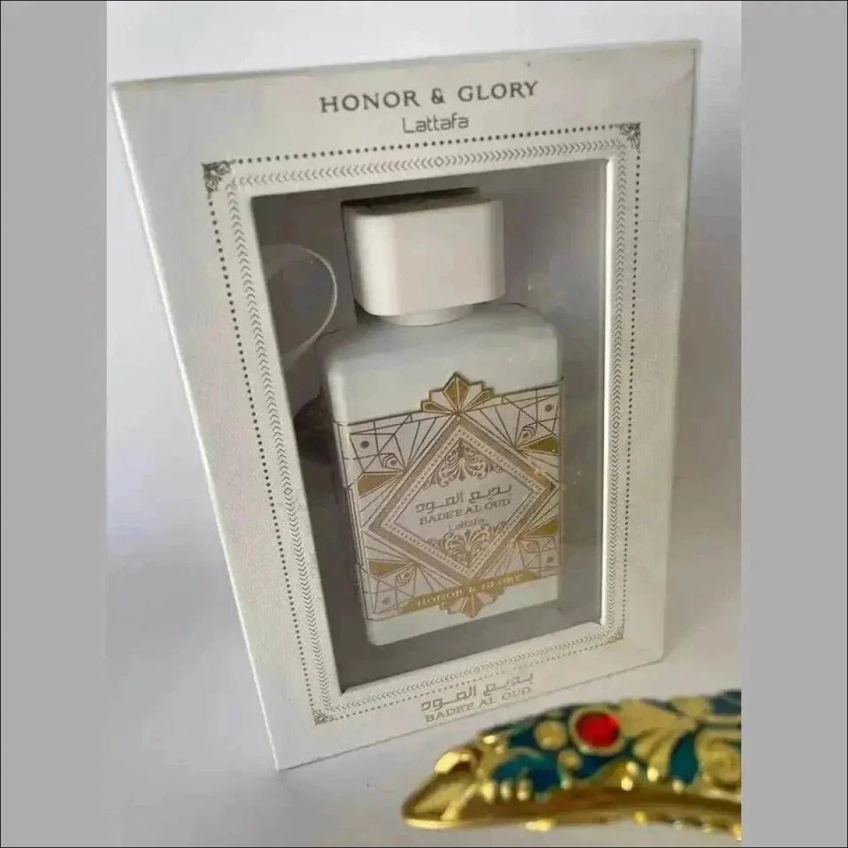 Perfume Árabe Honor & Glory Eau de Parfum 100ml - Lattafa - Jm Grife