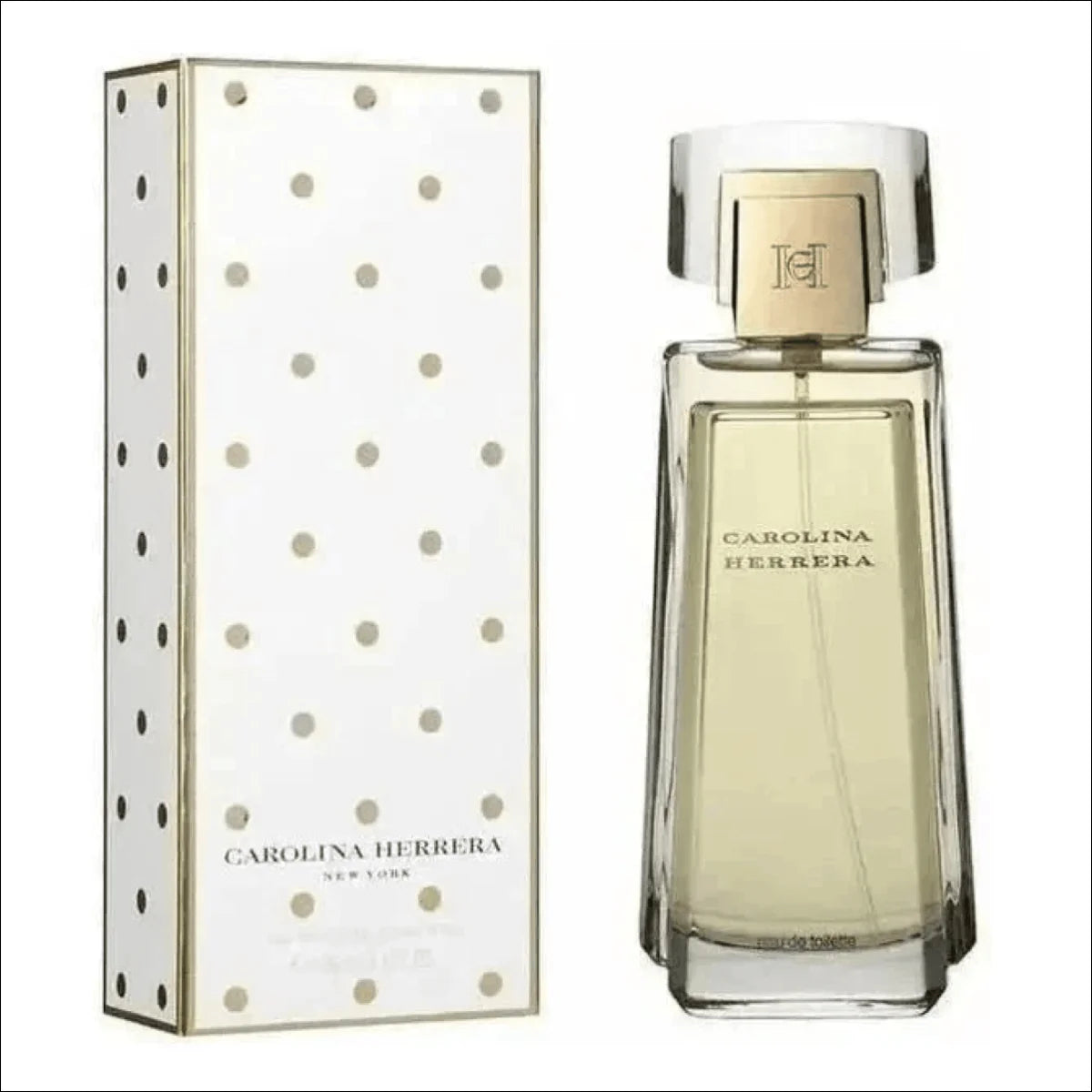 Perfume Carolina Herrera em embalagem com fragrância floral amadeirada - Jm Grife