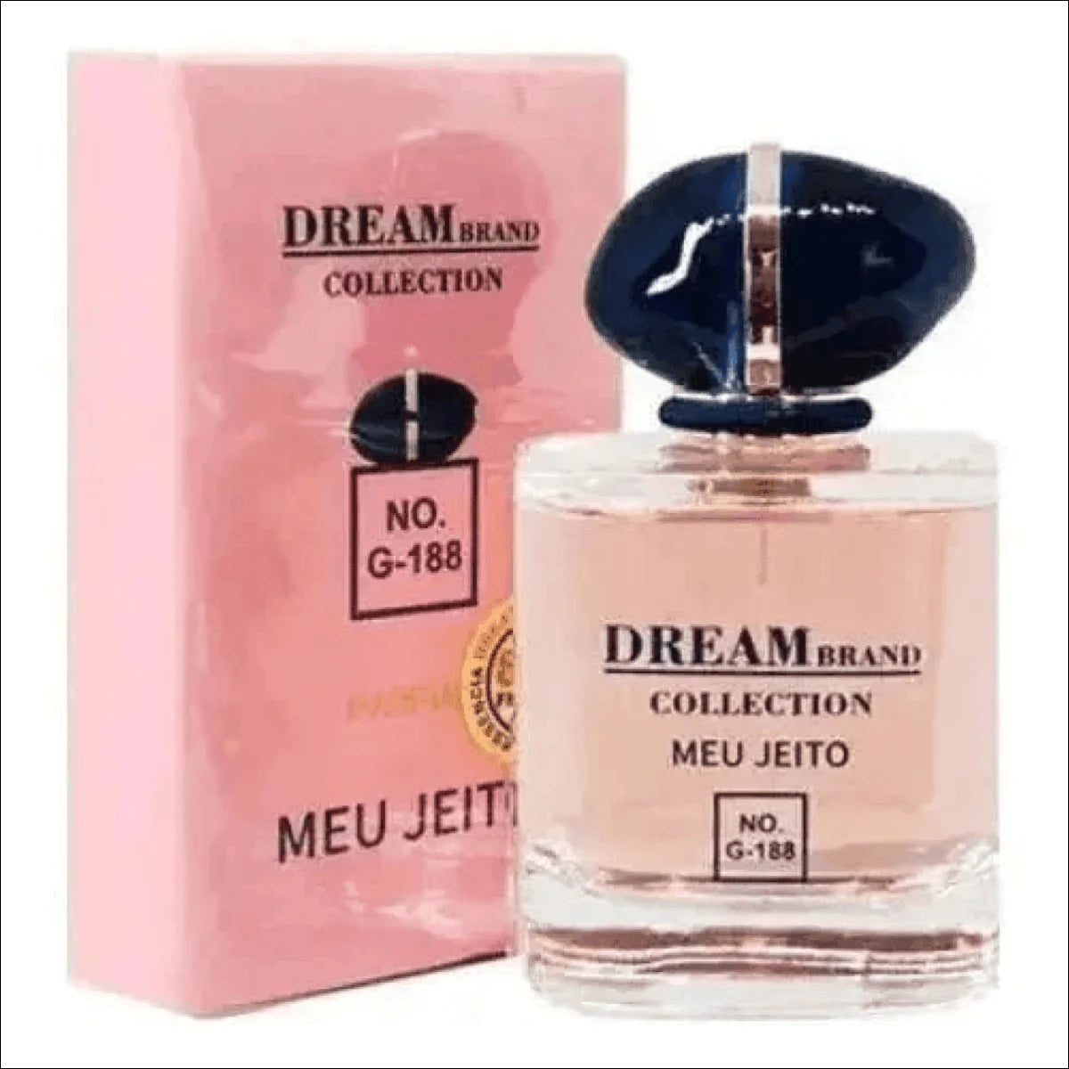 Perfume Dream Brand Frag Nr 188 100ml - Elegância Floral e Frutada em Frasco Rosa - Jm Grife