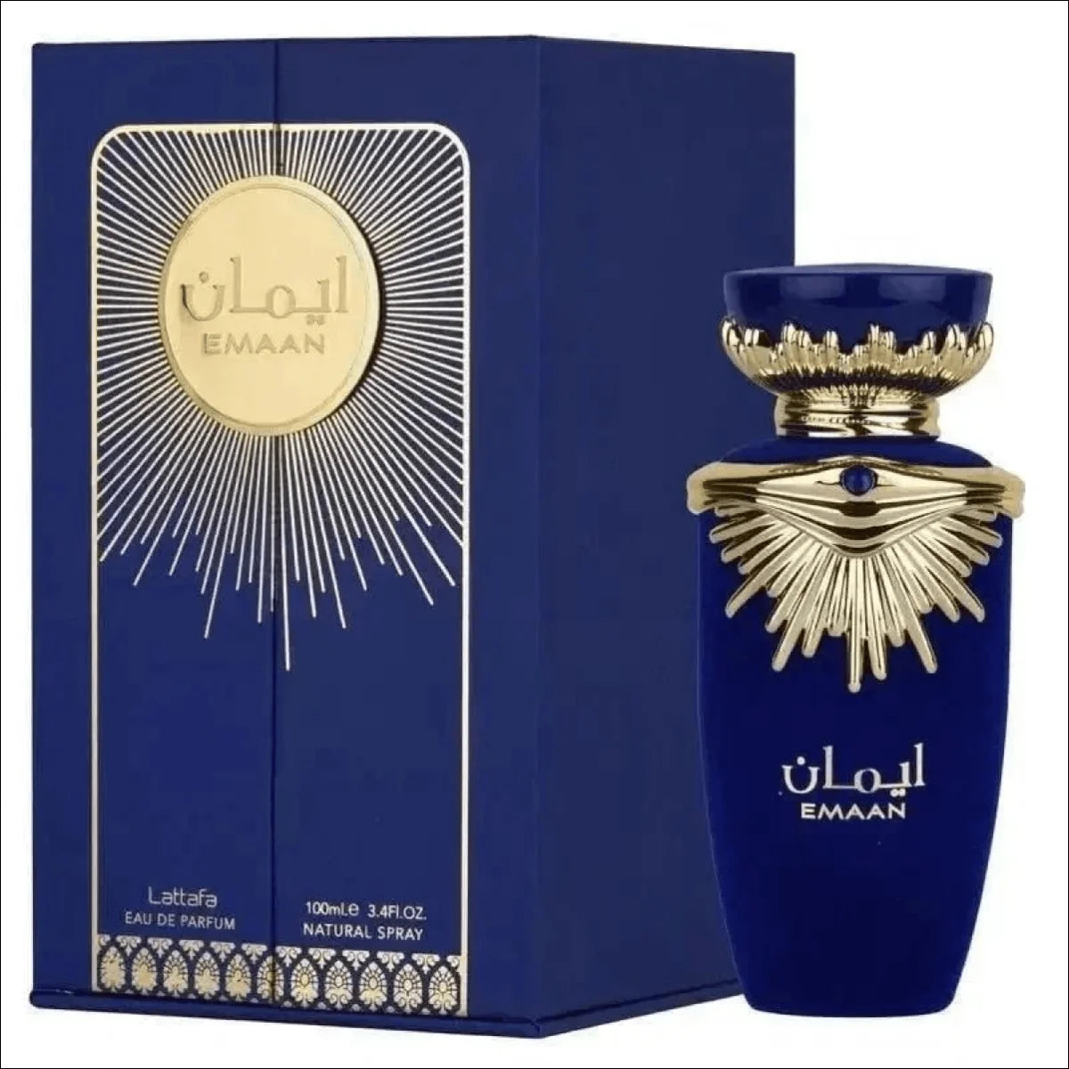Perfume Emaan By Lattafa 100ml - Chipre Floral Feminino com Notas de Flor de Laranjeira e Baunilha - Jm Grife