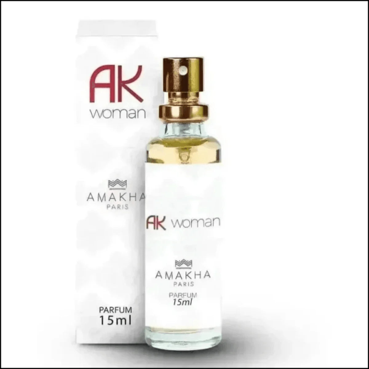 Perfume Feminino Ak Woman 15ml - Amakha Paris, 33% Essência, Fixação de 24 Horas - Jm Grife