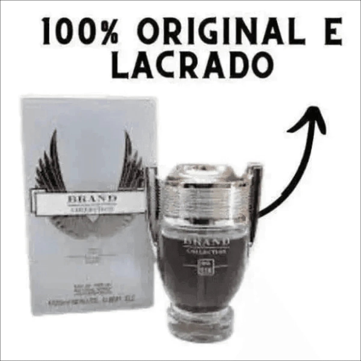 Perfume Inspiração Invictus G-116 100ml - Frasco em Forma de Troféu - Jm Grife