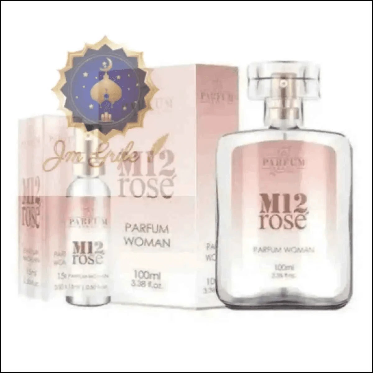 Perfume M12 Rosé 100ml - Fragrância Floral Sofisticada para Mulheres Modernas - Jm Grife