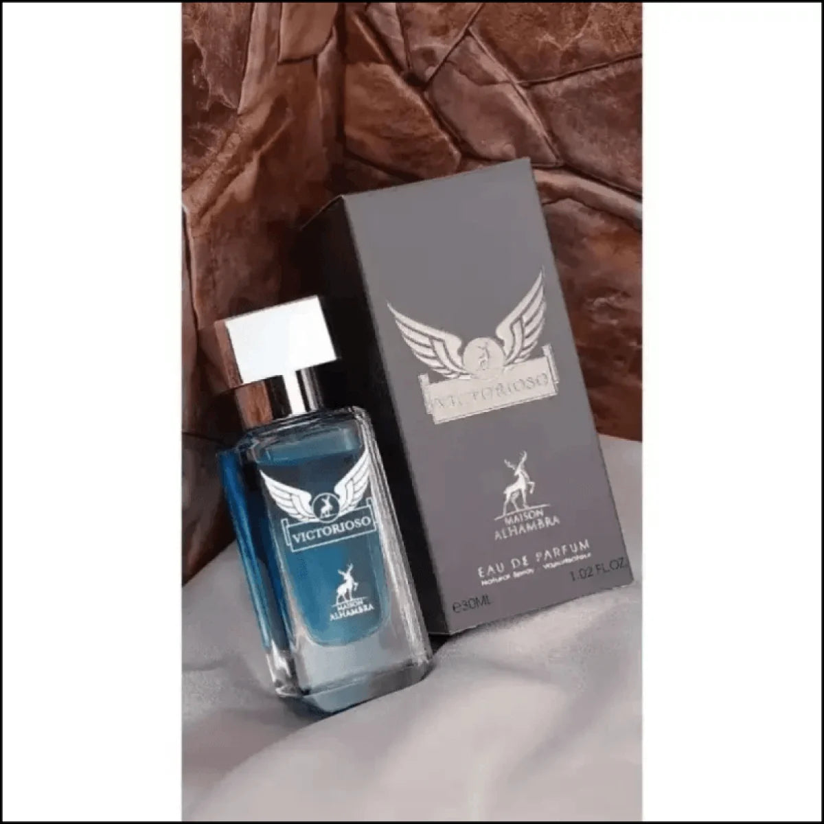 Perfume Masculino Alhambra Victorioso 30ml - Aromas Oceânicos e Cítricos, Fragrância Duradoura - Jm Grife