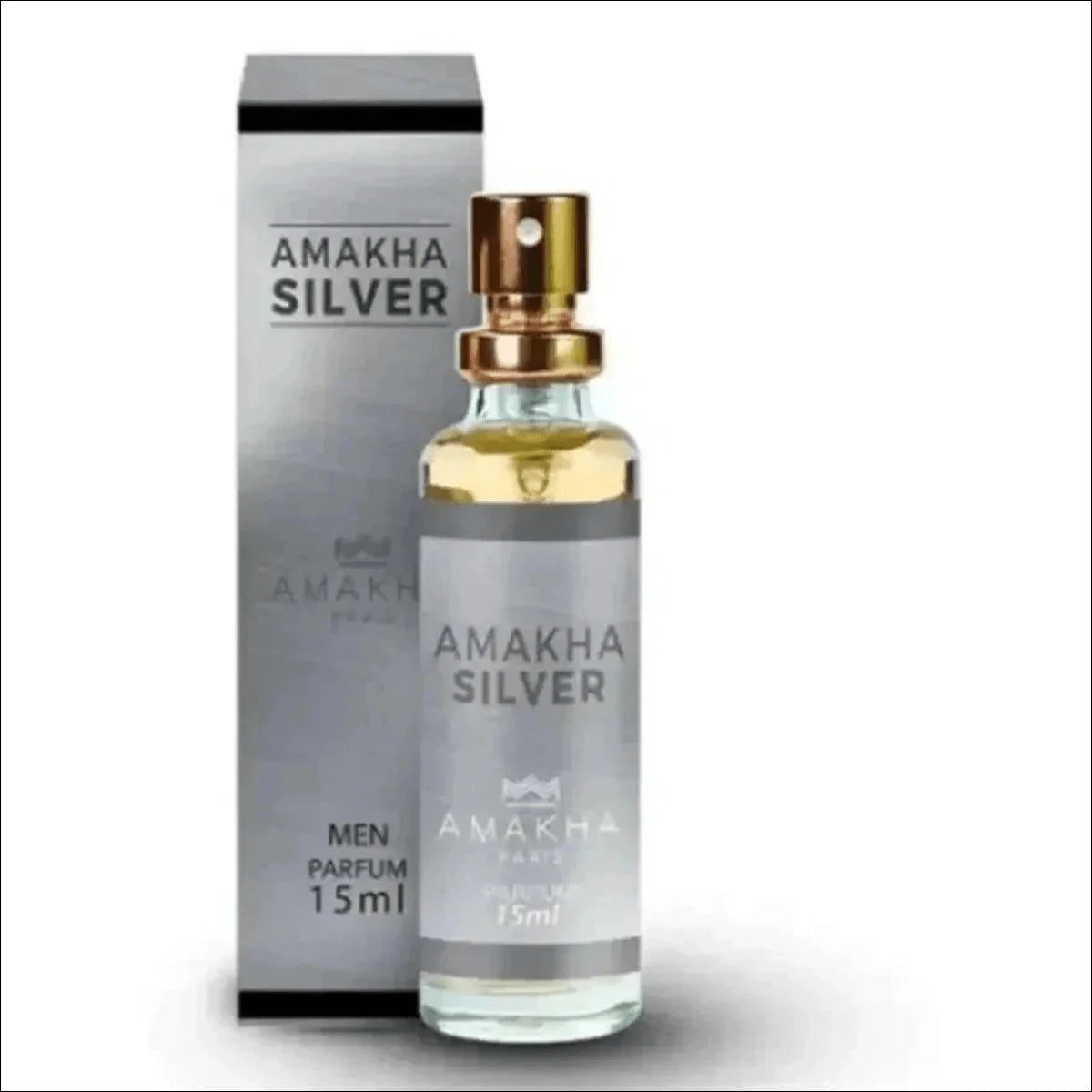 Perfume Masculino Silver Amakha Paris 15ml Para Bolsa Bolso - Jm Grife