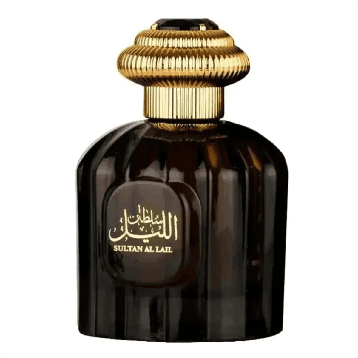 Perfume Masculino Sultan Al Lail - Frasco Escuro com Tampa Dourada para Ele - Jm Grife