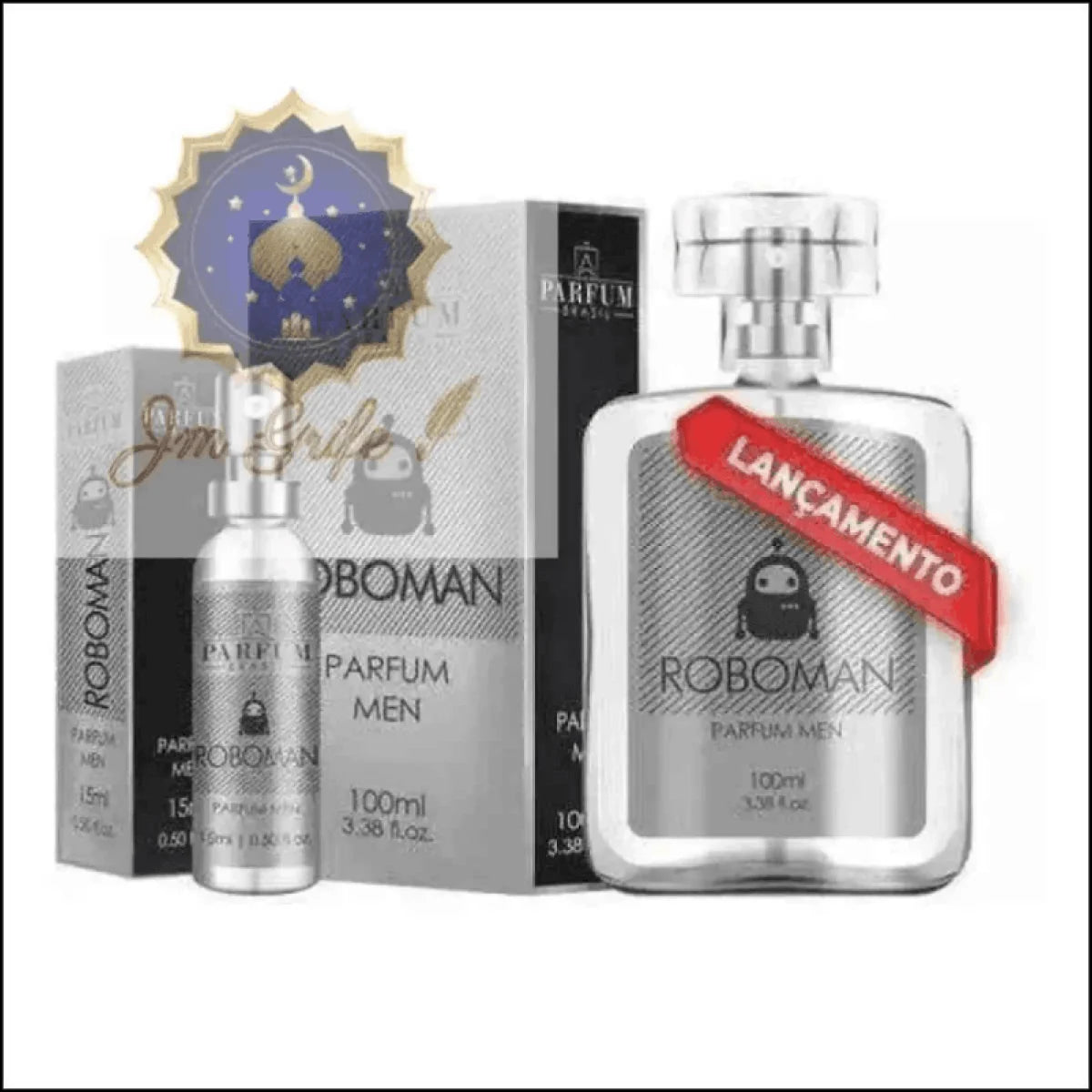 Perfume Robô Man 100ml - Energizante e Futurista com Longa Duração e Notas Revigorantes - Jm Grife