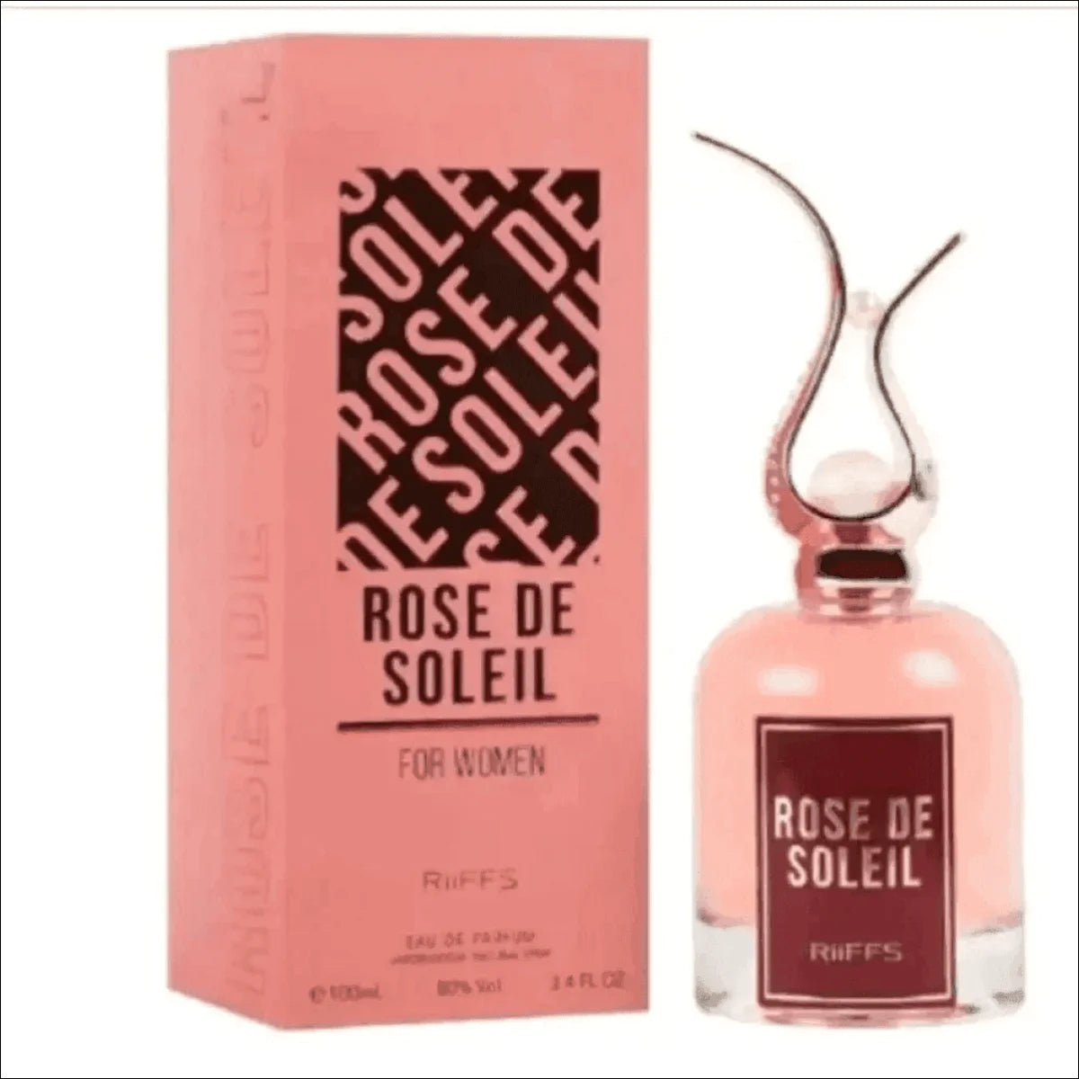 Perfume Rose De Soleil 100ml - Fragrância Floral Gourmet com Notas de Rosa e Frutas Frescas de Luxo - Jm Grife