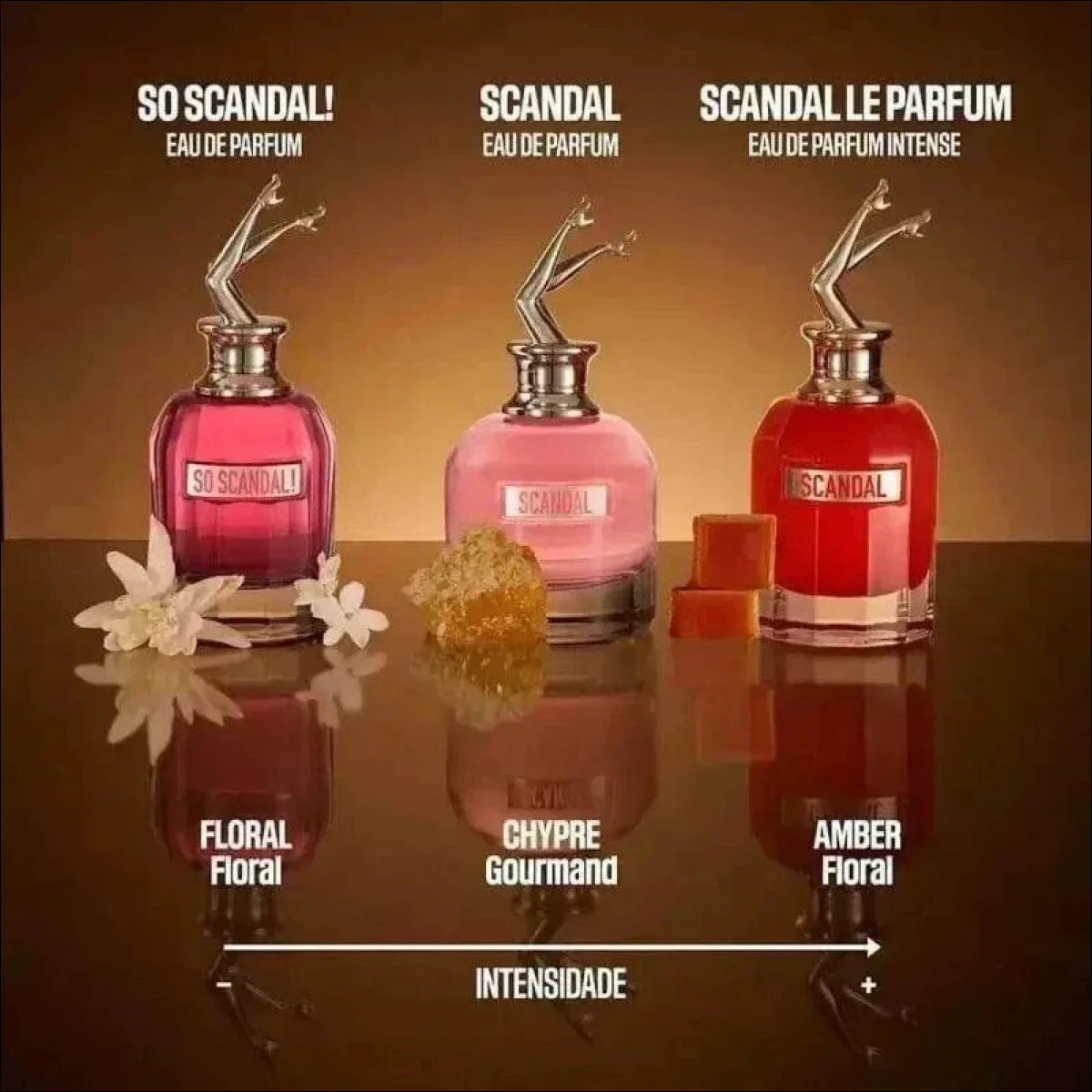 Perfume So Scandal! JPG Eau de Parfum Feminino 80ml - Floral Ousado e Sofisticado de Jean Paul Gaultier - Jm Grife