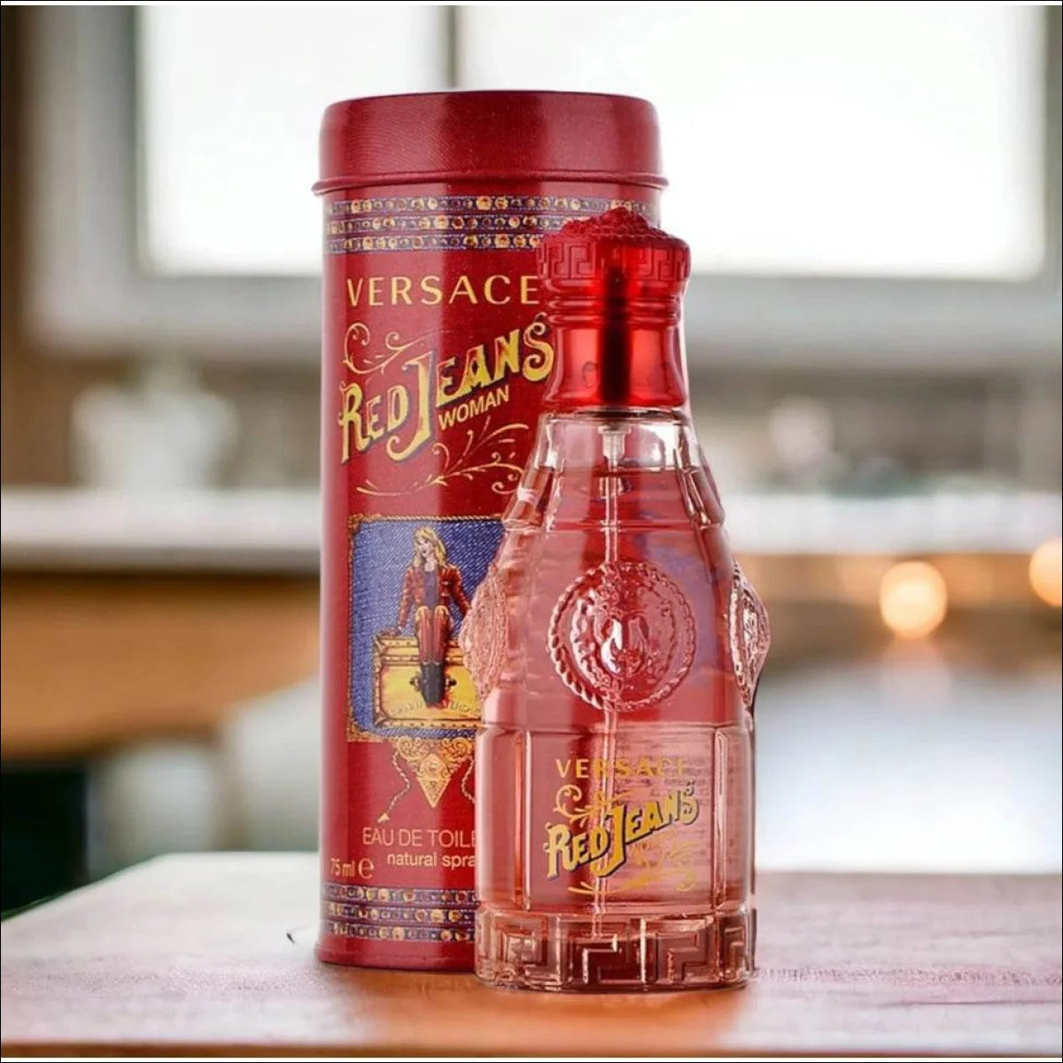 Perfume Versace Red Jeans Perfume feminino Eau de Toilette 75ml - Jm Grife