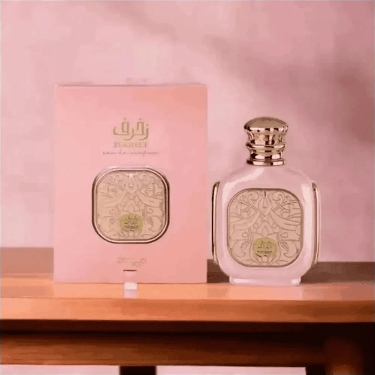 Perfume Zukhruf Zimaya Pink Eau - Elegância e Fragrância Inconfundível - Jm Grife