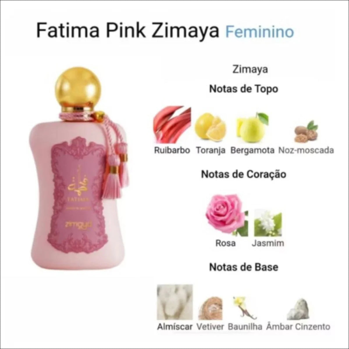 Perfumes árabes zimaya,Afnan,Maison Alhambra lattafa Eau de parfum 100 ml - original lacrado - Jm Grife