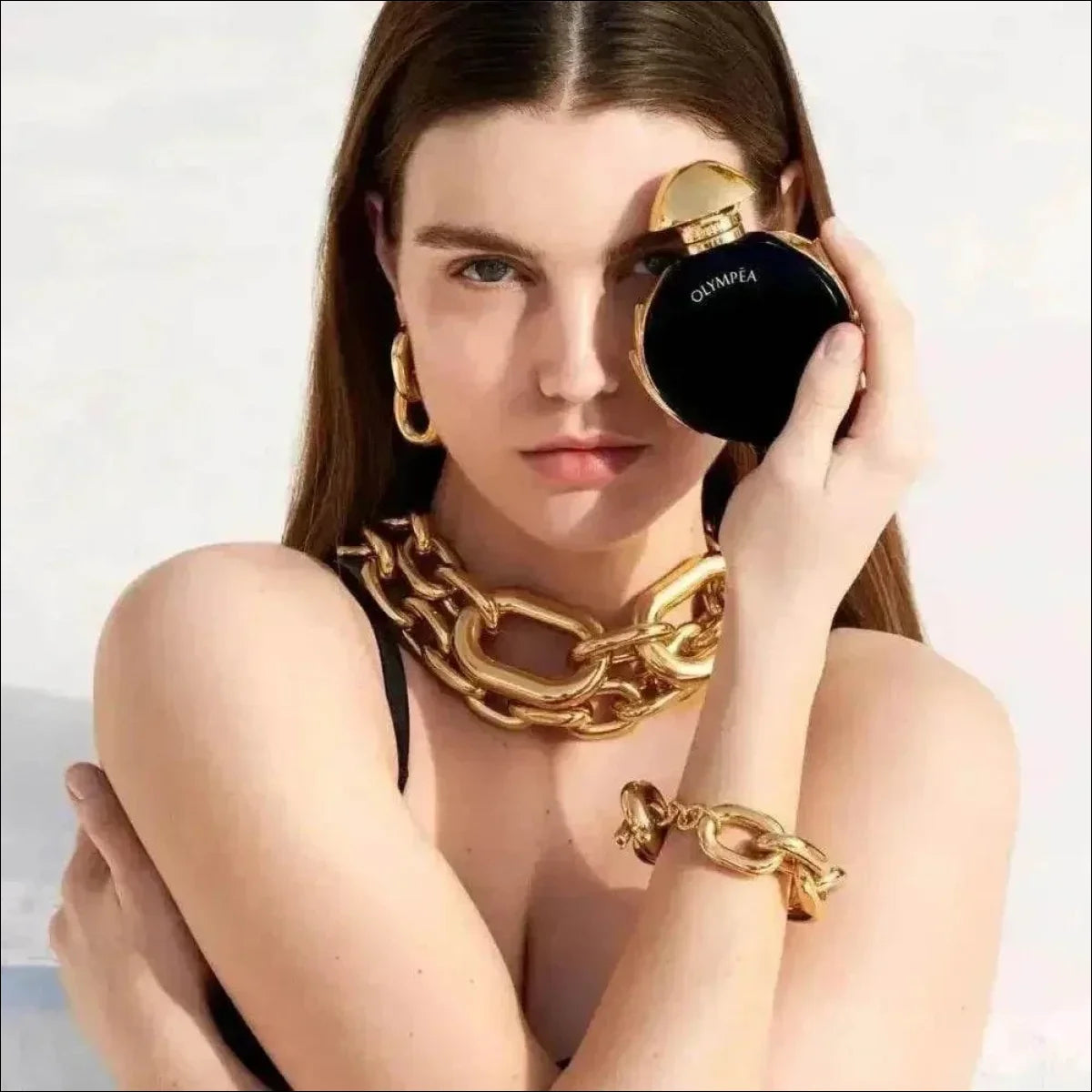 Rabanne Olympéa Parfum 30ml - Fragrância Floral Verde Âmbar para Mulheres, Elegância e Mistério - Jm Grife