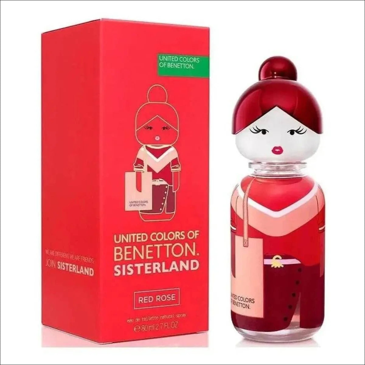 Red Rose Sisterland United Colors Of Benetton 80ml - Jm Grife