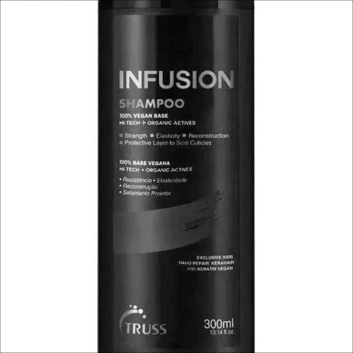 Shampoo Profissional Infusion Truss 300ml - Brilho, Resistência e Proteção Para Cabelos Coloridos - Jm Grife