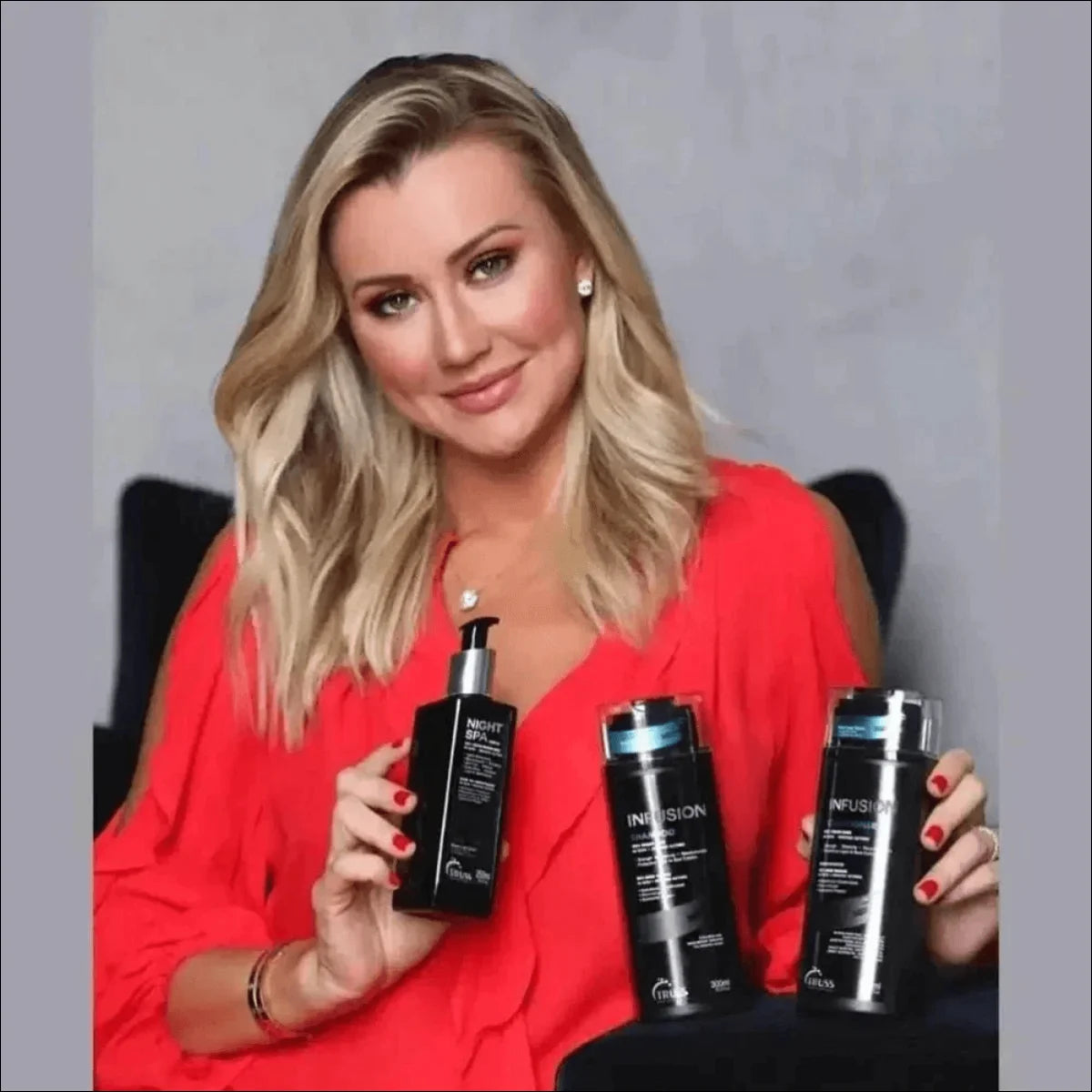 Shampoo Profissional Infusion Truss 300ml - Brilho, Resistência e Proteção Para Cabelos Coloridos - Jm Grife