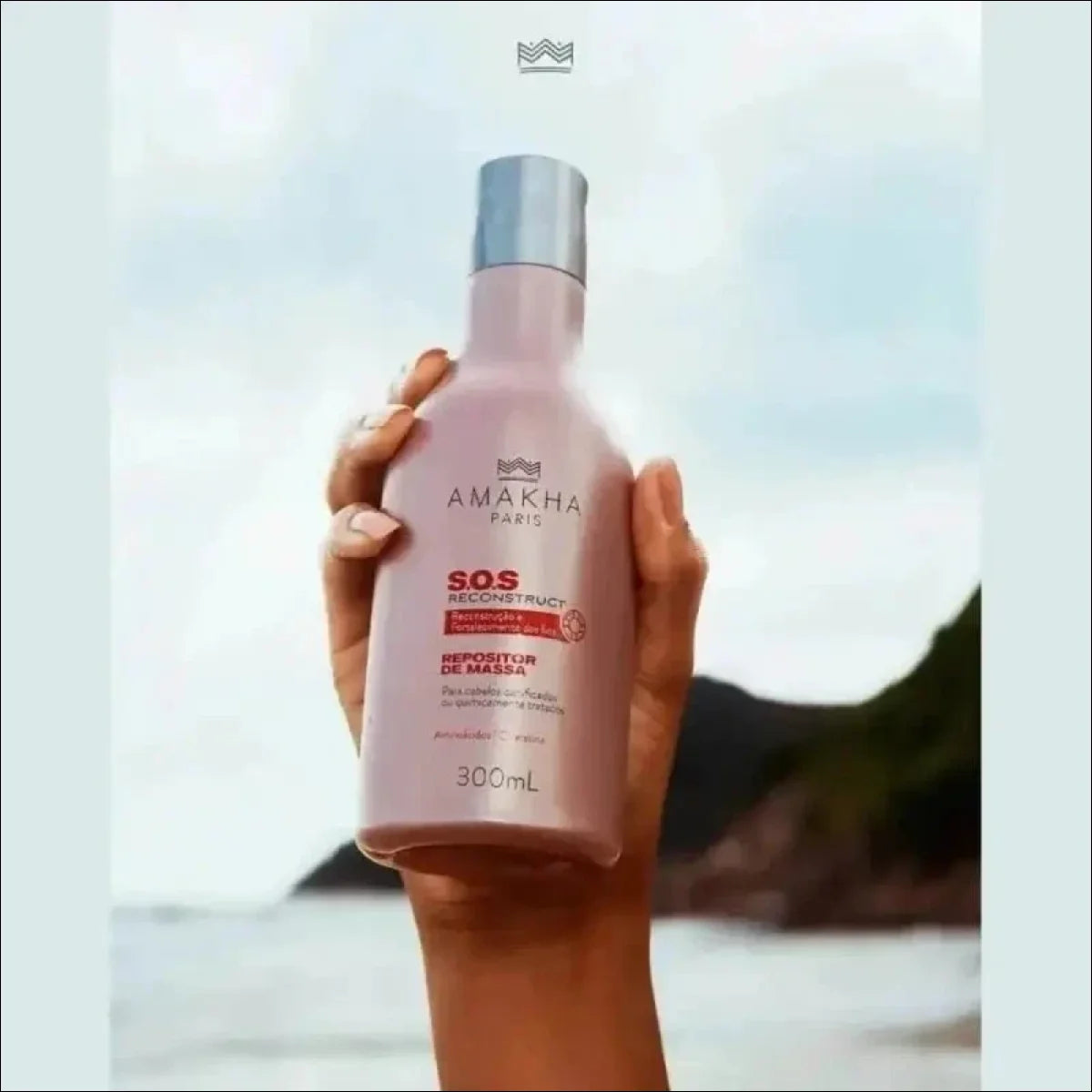 SOS Cabelos Repositor De Massa Amakha Paris - Queratina, Colágeno, Aminoácidos 300ml - Jm Grife