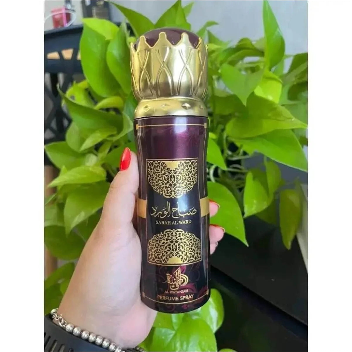 Spray Aerossol Sabah Al Ward Al Wataniah em 200 Ml Lançamento - Jm Grife