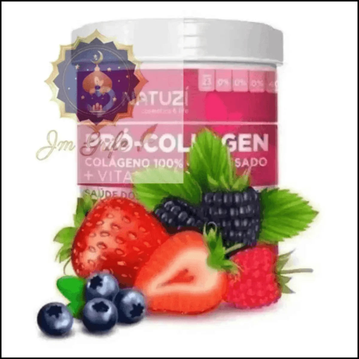 Suplemento Colágeno Natuzí - Pele Radiante e Rejuvenescida com Nutrientes Essenciais - Jm Grife