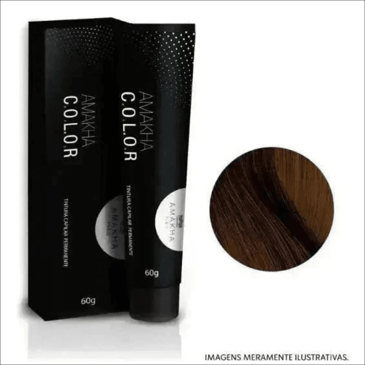 Tinta De Cabelo Amakha Louro Claro Dourado Acobreado 8.34 - Jm Grife