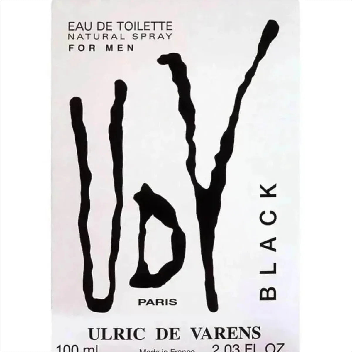 Udv Black Ulric De Varens Edt - Perfume Masculino 100ml Blz - Jm Grife